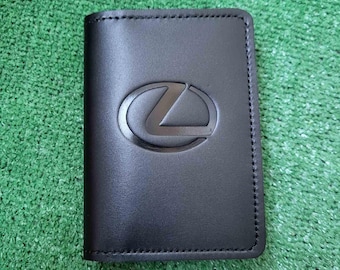 Driving Documents Leather Organizer / Car Logo Driving License / Leather Cover Holder / lexus /Cover /Personalized Handmade Insurance Wallet