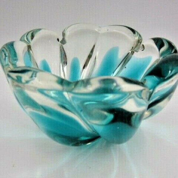 Glass Flower Bowl Etsy