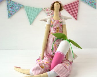 Tilda doll Handmade rag doll for girl Interior doll Fairy cloth doll Fabric doll with clothes Textile art doll Heirloom doll Soft doll