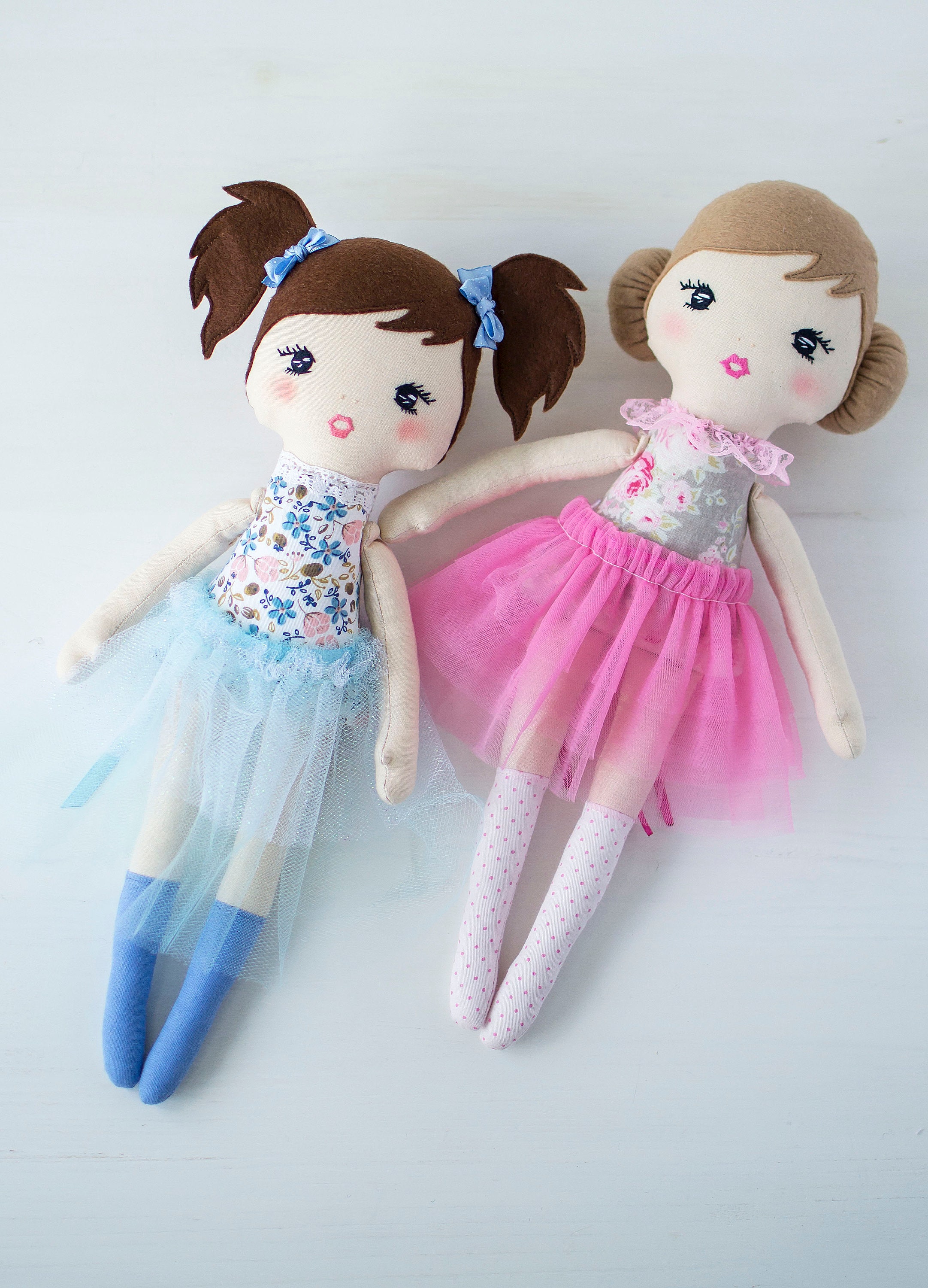 Handmade Rag Doll Ballerina Doll Personalized Сloth Doll Etsy