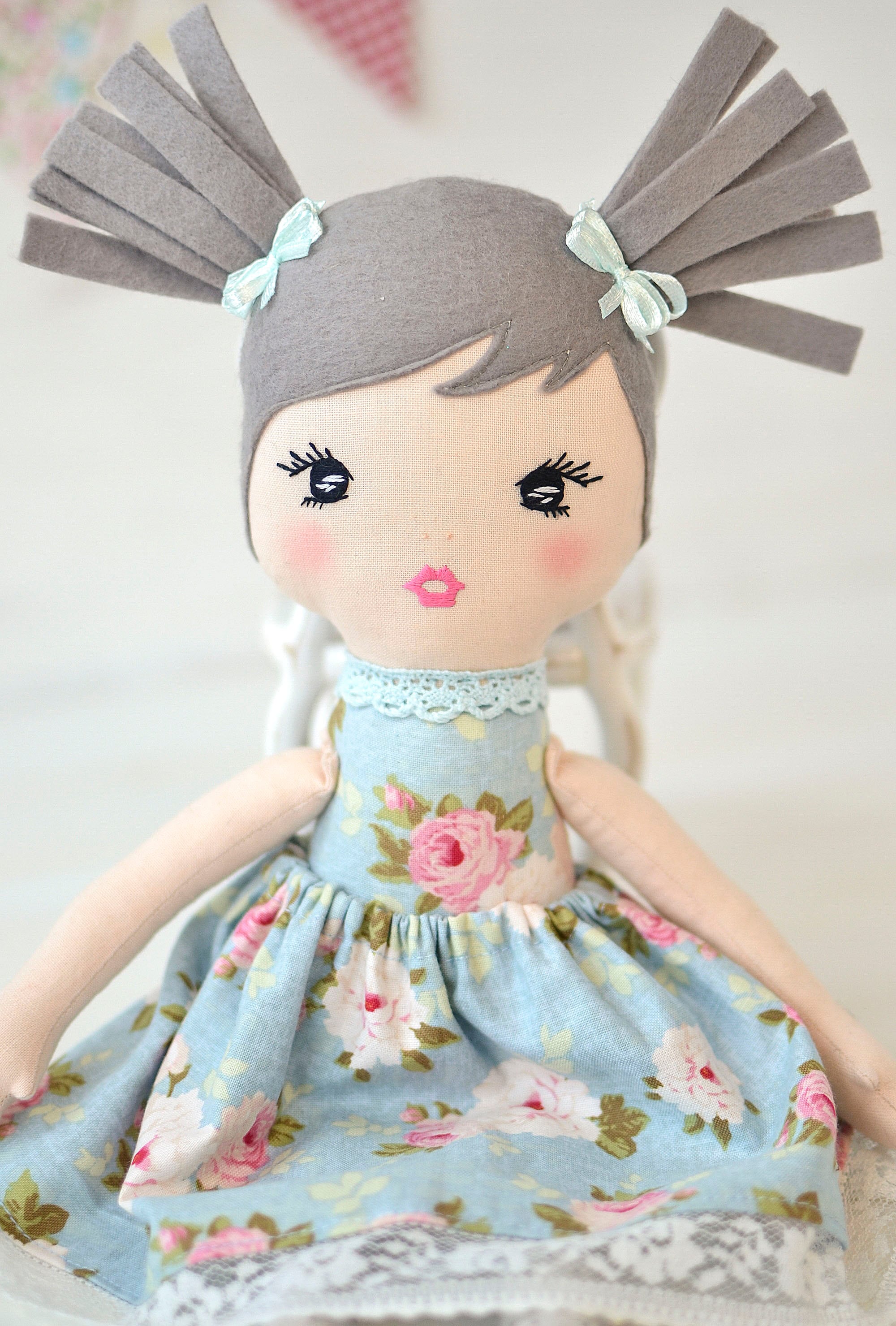 Handmade cloth dolls Baby first doll Fabric baby doll Soft Etsy