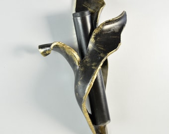 Mezuzah, Large Mezuzah, handmade Mezuzahcase, fragments of missiles,  Unique Mezuzah