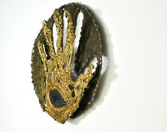 Hamsa ,Hamsa Hand, hamsa wall hanging, Hamsa Wall Art, metal  Hand of Fatima