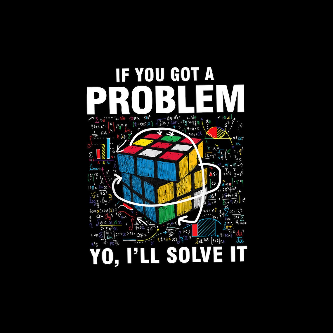 IF You Got A Problem Yo I'll Solve It Funny Speed Cubing - Etsy
