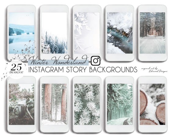 Winter Instagram Stories Winter Background Download - Etsy Winter Instagram Stories Winter Background Download - Etsy
