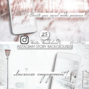 Winter Instagram Stories, Winter Background Download, Instagram Story
