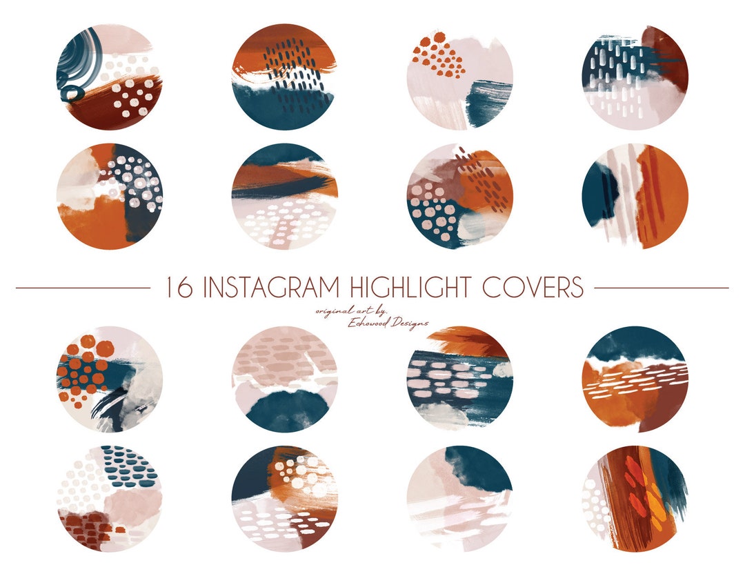 Earth Tone Icons, Brown Highlight Covers, Earthy Instagram, Burnt ...