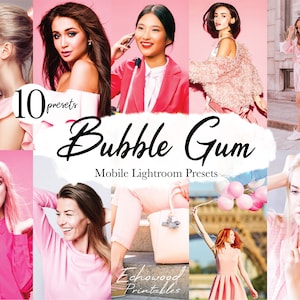 Pink Lightroom Preset, Lightroom Mobile Presets, Influencer Preset, Color Presets, Pink Preset, Lightroom Presets Portrait, Photo Filters
