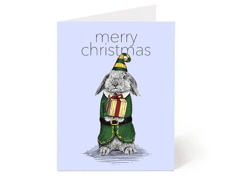 Assorted Set of 10 Christmas Cards Animal Christmas Card Set