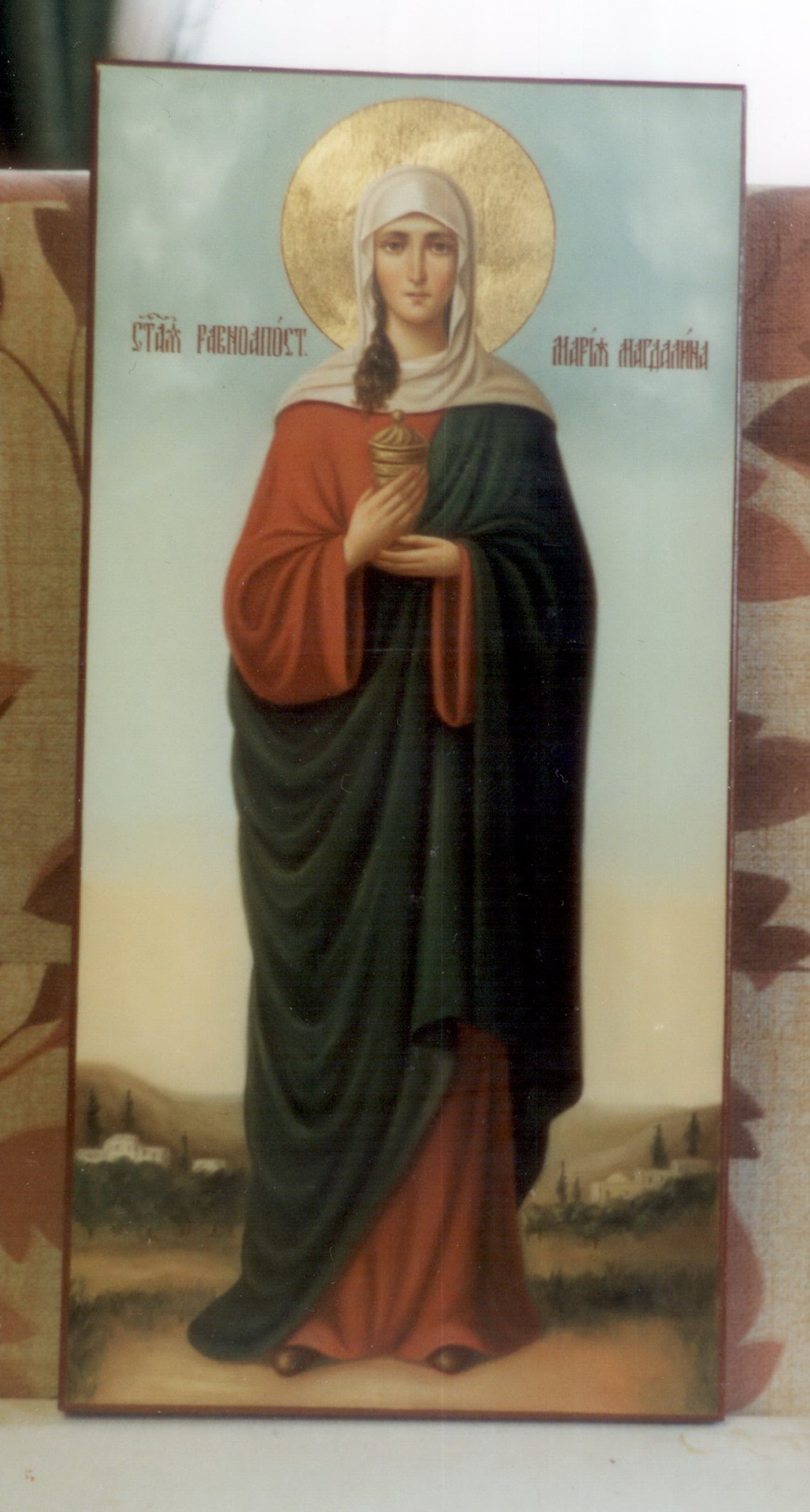 St. Mary Magdalene icon Russian Orthodox hand painted icon Etsy