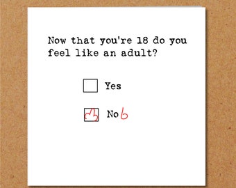 18th birthday card ideas boy