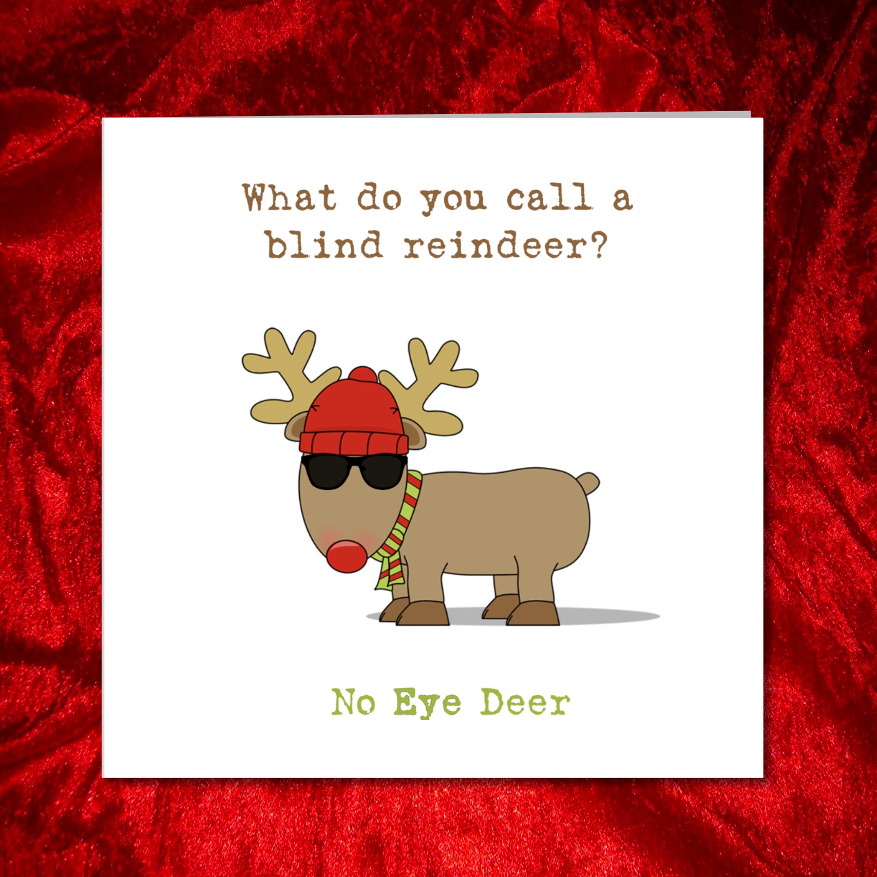 Funny Joke Christmas Card for Kids, Children, Student, Teacher, Family ...