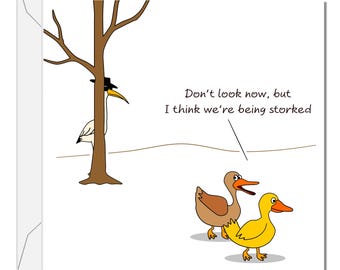 Funny Birthday Card for Male Female Him Her Ducks Animals Humorous Swizzoo