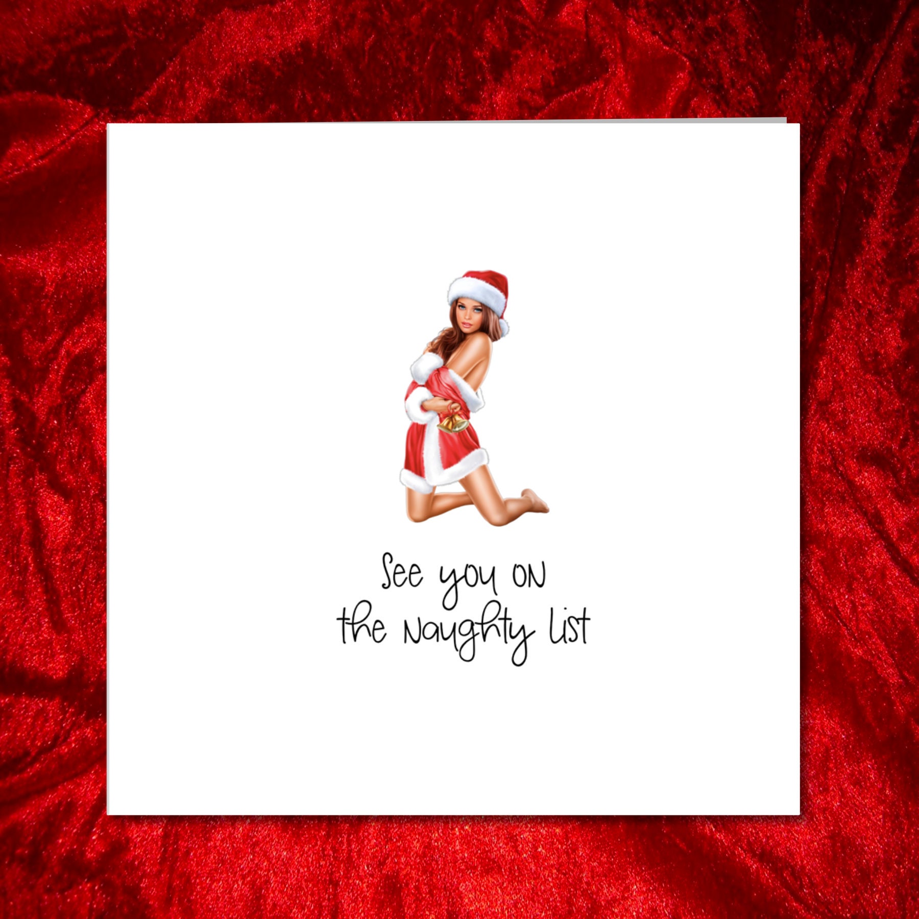 Sexy Christmas Card for Boyfriend Naughty Risque and Sexy Etsy UK