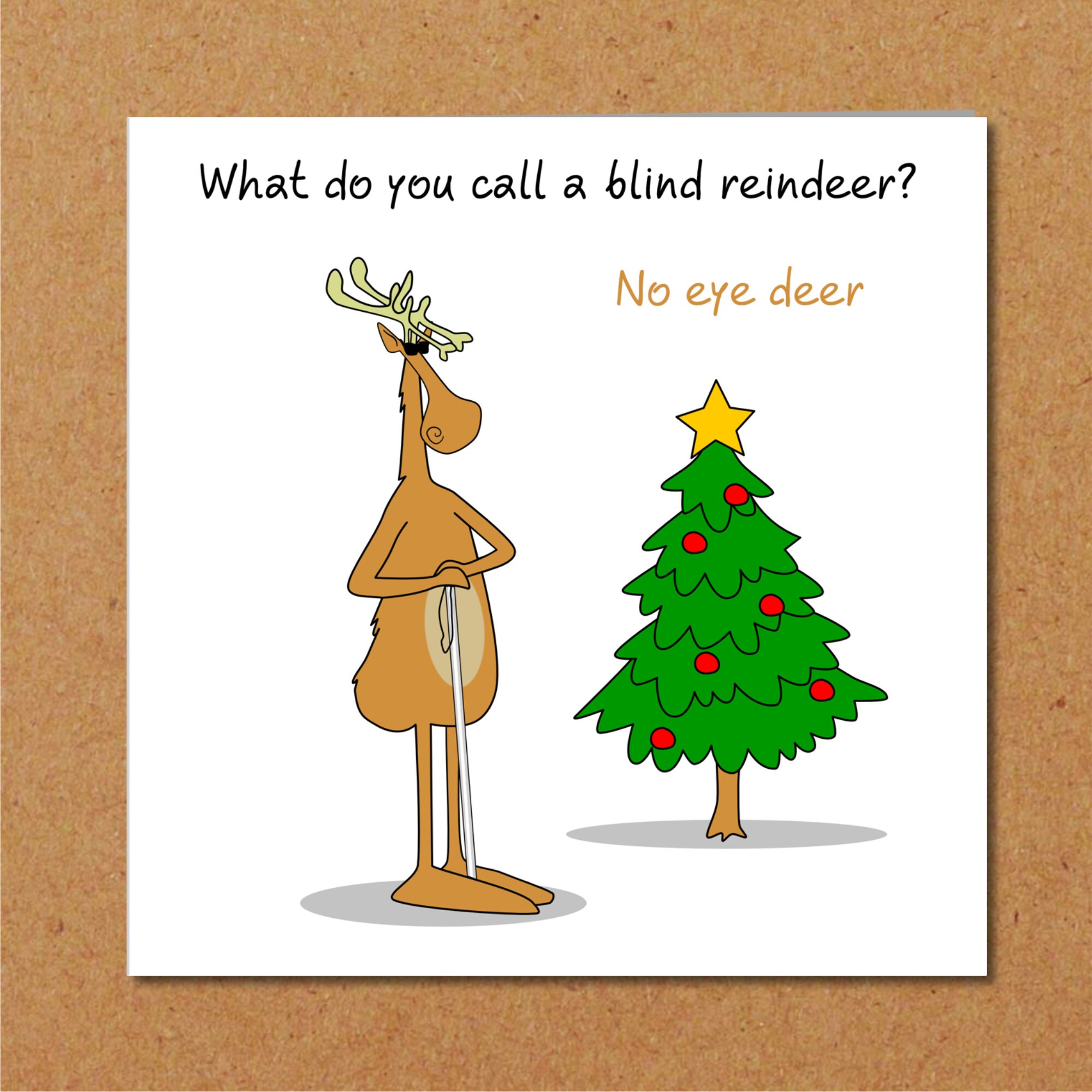 Funny Joke Christmas Card for Kids Children Special Grandson - Etsy