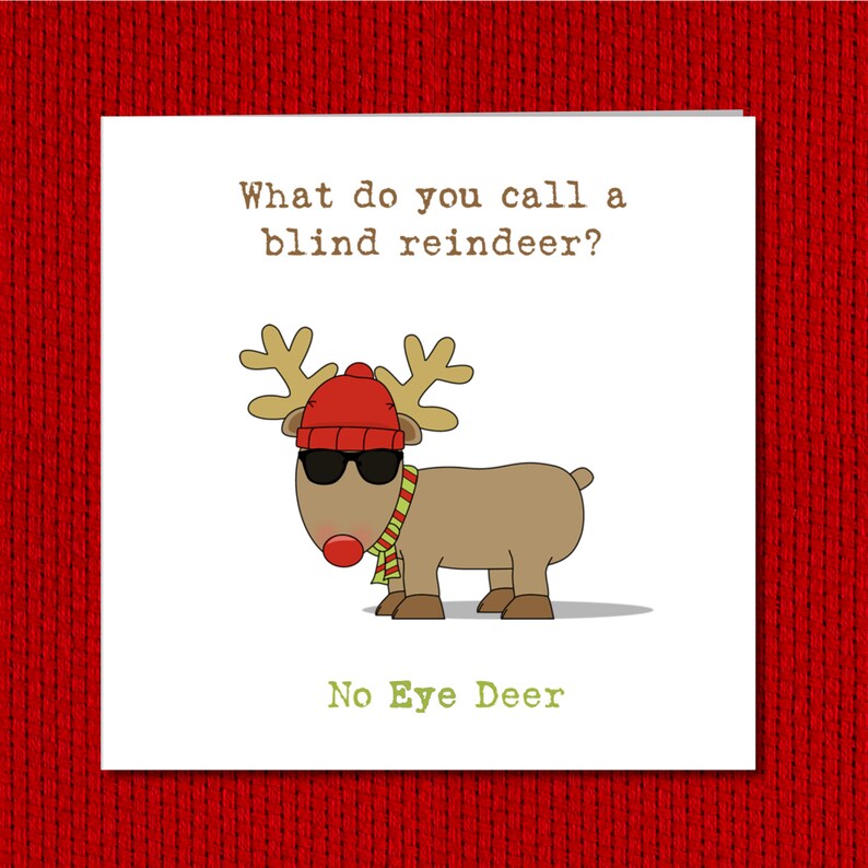 Funny Joke Christmas Card for Kids Children Student Etsy