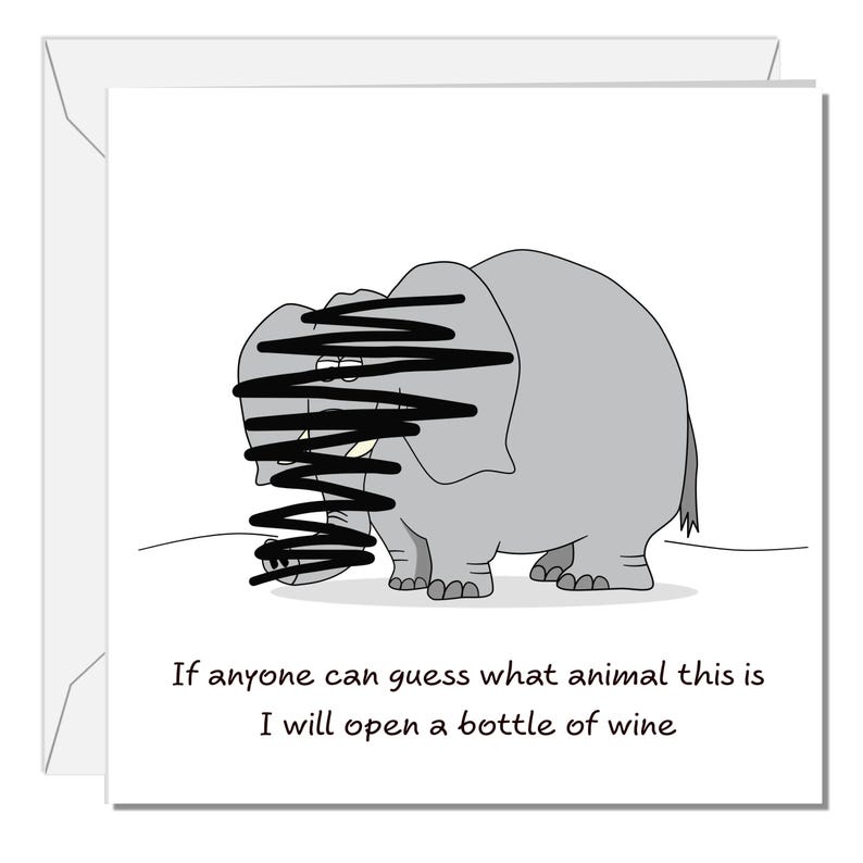 Funny Birthday Card for Wine Lover - Female Male Friend Mum Dad Husband Wife Girlfriend Friend - Red White Drinking Humour Humorous Adult image 1