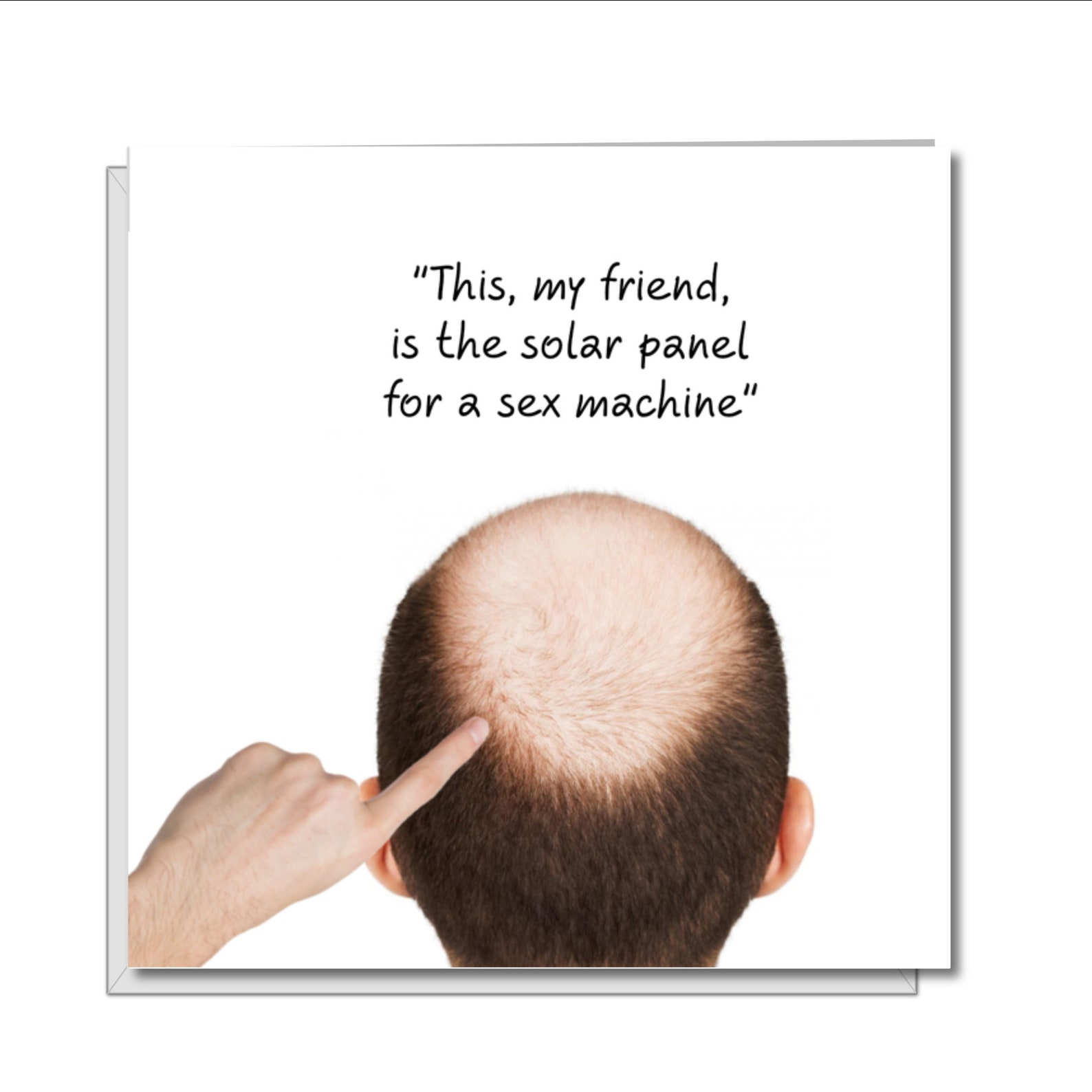 Funny Rude Birthday Card Bald Friend Sex Machine Humorous Etsy