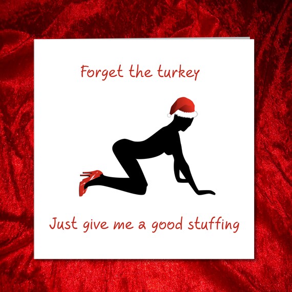 Naughty Christmas Card for boyfriend husband sexy risque Etsy