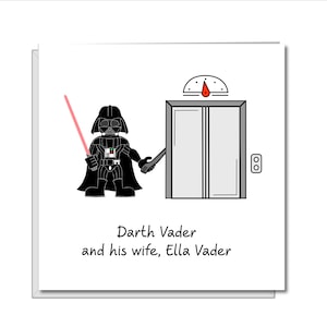 Carte d'anniversaire amusante pour les fans de science-fiction - humoristique