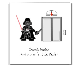 Funny Birthday Card for sci-fi fans - humorous