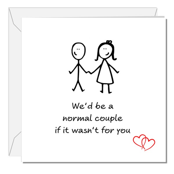 Funny Anniversary Card Birthday Card Valentine's Day Card Girlfriend Boyfriend Husband Wife Fiancee  Humorous Cute Cheeky Weird Odd Swizzoo