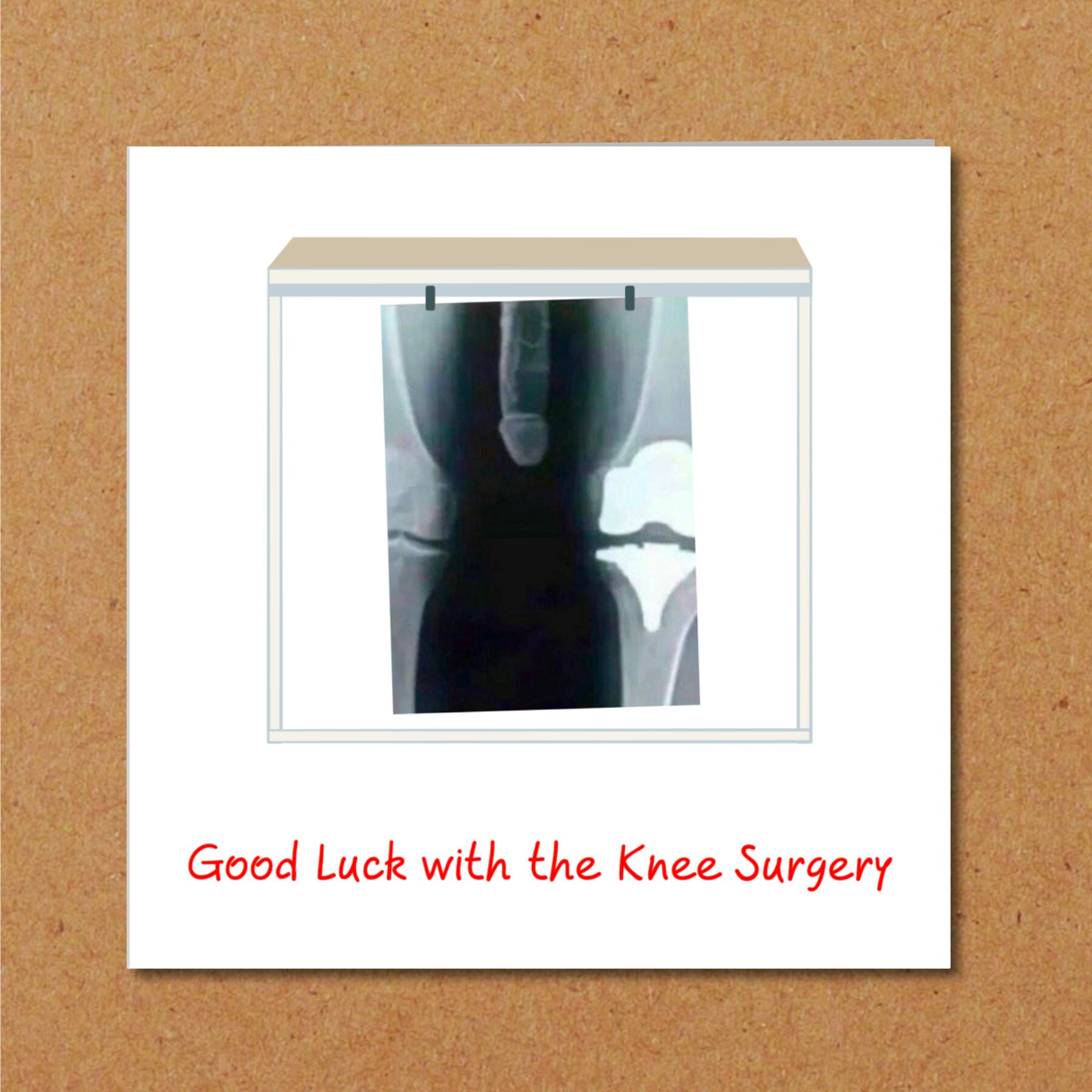 Knee Replacement Surgery Card Get Well Soon Card Recovery Etsy Singapore