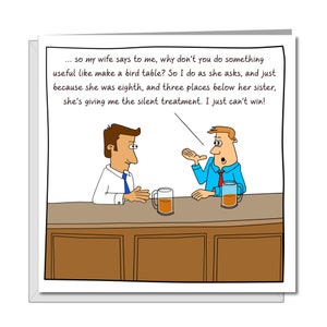 Carte d'anniversaire amusante pour lui : carte humoristique avec un ami masculin