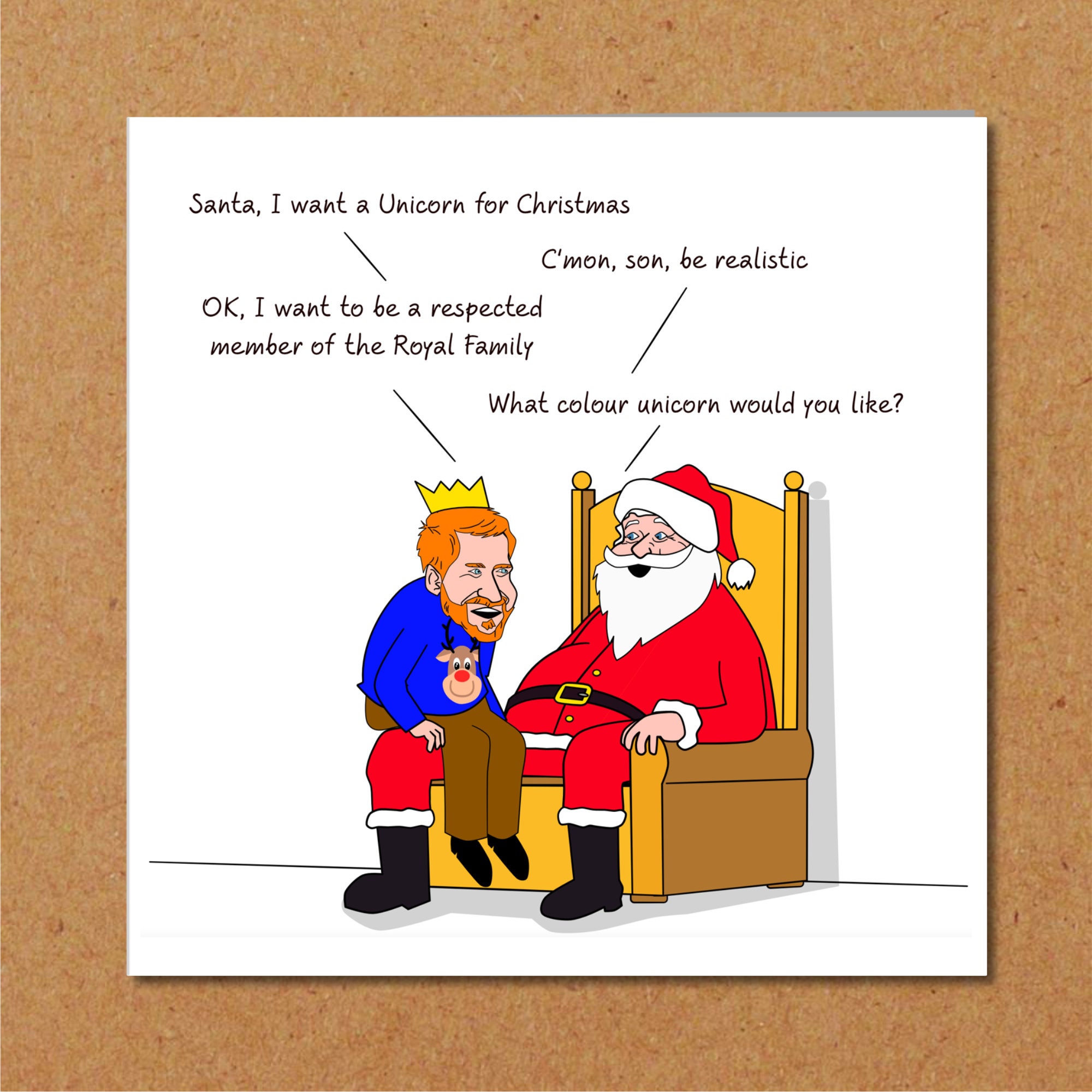 Kerstkaart Humor - Etsy Nederland