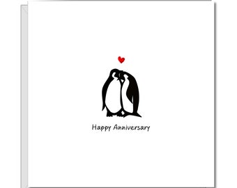 Happy Anniversary Card for husband or wife funny - love adore special