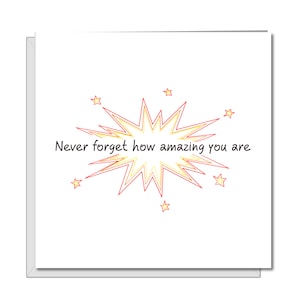 Carte de remerciement / Carte d'examen de bonne chance / Carte de graduation / Carte de félicitations - fils, fille, ami