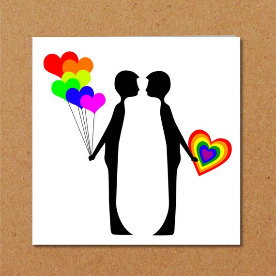 Same Sex Gay Wedding Card Wedding Day Card Grooms Card