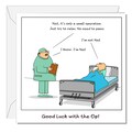 Funny Get Well Card: Humorous Hip/Knee Surgery Operation Recovery Card