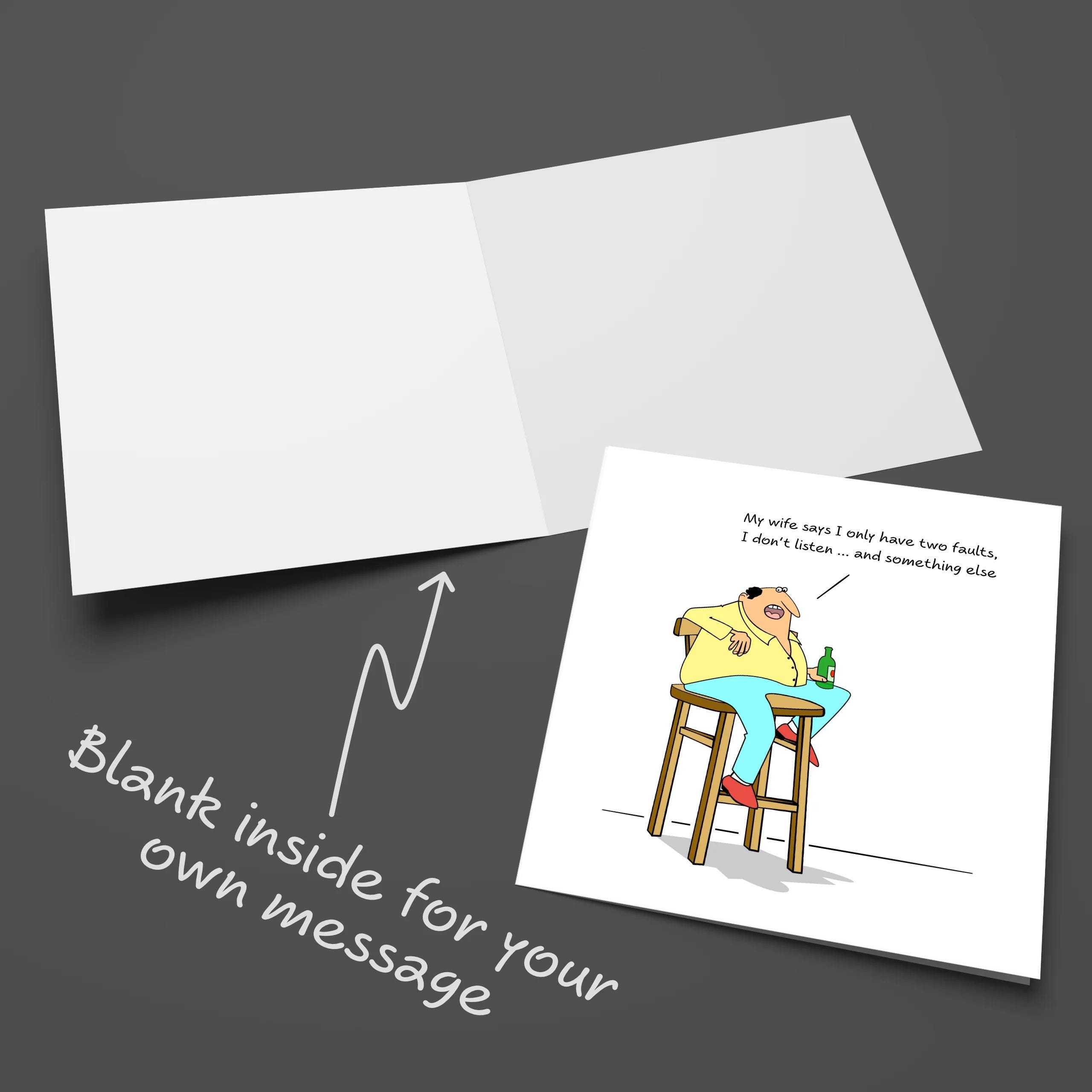 Lustige Geburtstagskarte Für Männer – Mit Umschlag, 20,5x13,5 Cm, Humorvolles Design, Muster 3