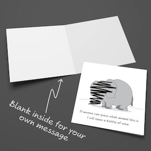 Funny Birthday Card for Wine Lover - Female Male Friend Mum Dad Husband Wife Girlfriend Friend - Red White Drinking Humour Humorous Adult image 8