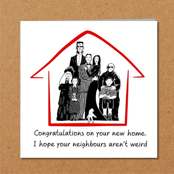 NEW HOME Card Congratulations Buying House housewarming Etsy