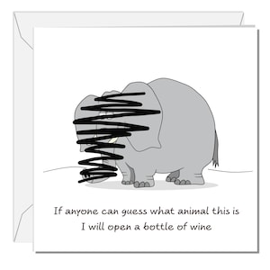Funny Birthday Card for Wine Lover - Female Male Friend Mum Dad Husband Wife Girlfriend Friend - Red White Drinking Humour Humorous Adult image 2