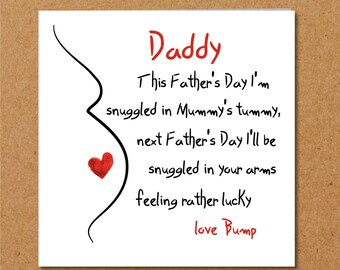 Fathers Day Card From Bump | Etsy