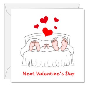 Baby Valentinstag Karte für schwangere Frau Vater Mann Freund neue Baby Liebe romantische Familie zu sein