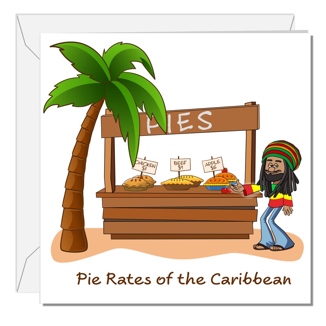 Funny Birthday Card Pirates of Caribbean Joke Him Her Humorous Cute