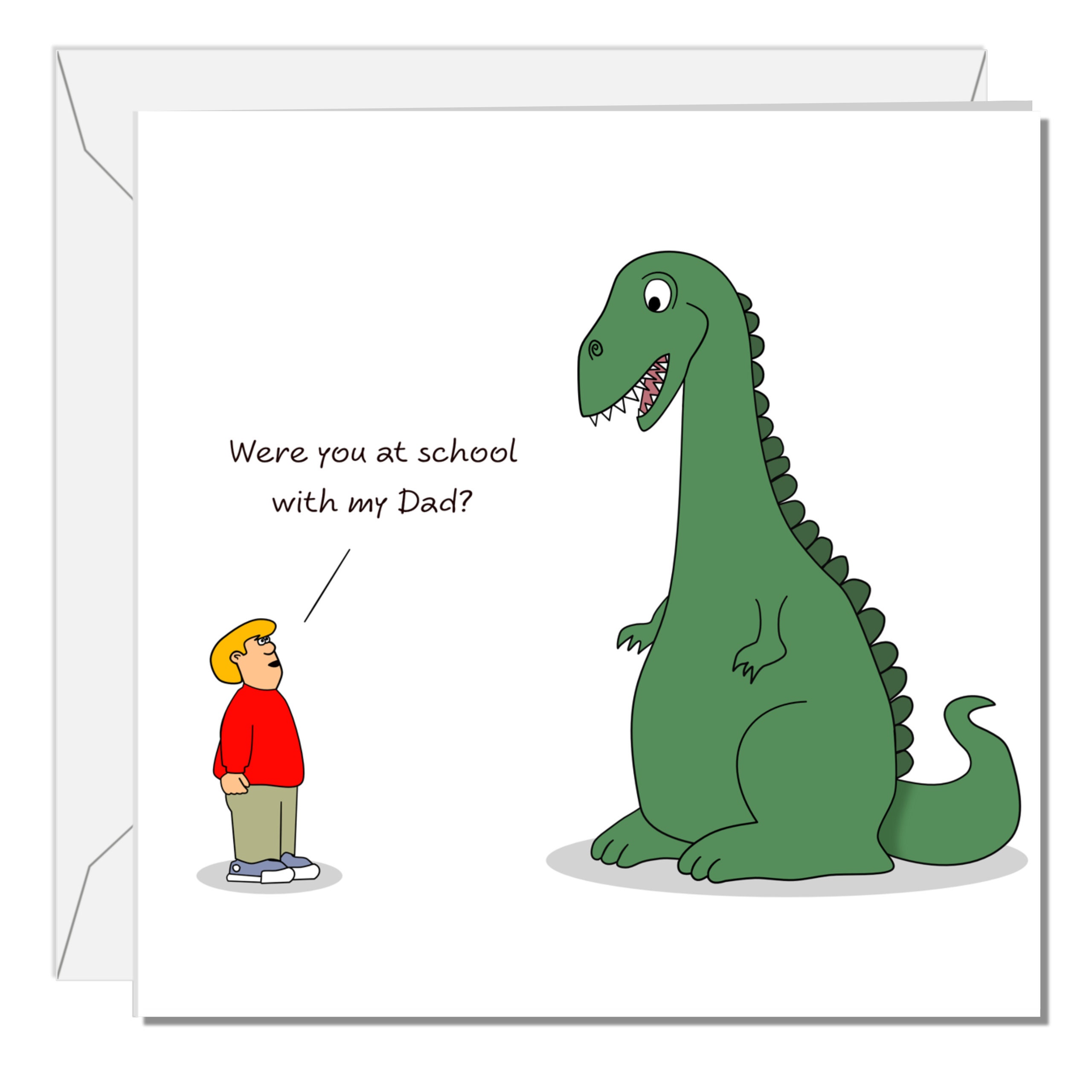 Retro Dadasaurus T Rex Dinosaur Funny Dad Cartoon for Fathers