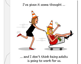 Funny Birthday Card Her Friendship Female Girl Friend Mum Humorous Party Cheeky BFF SWIZZOO