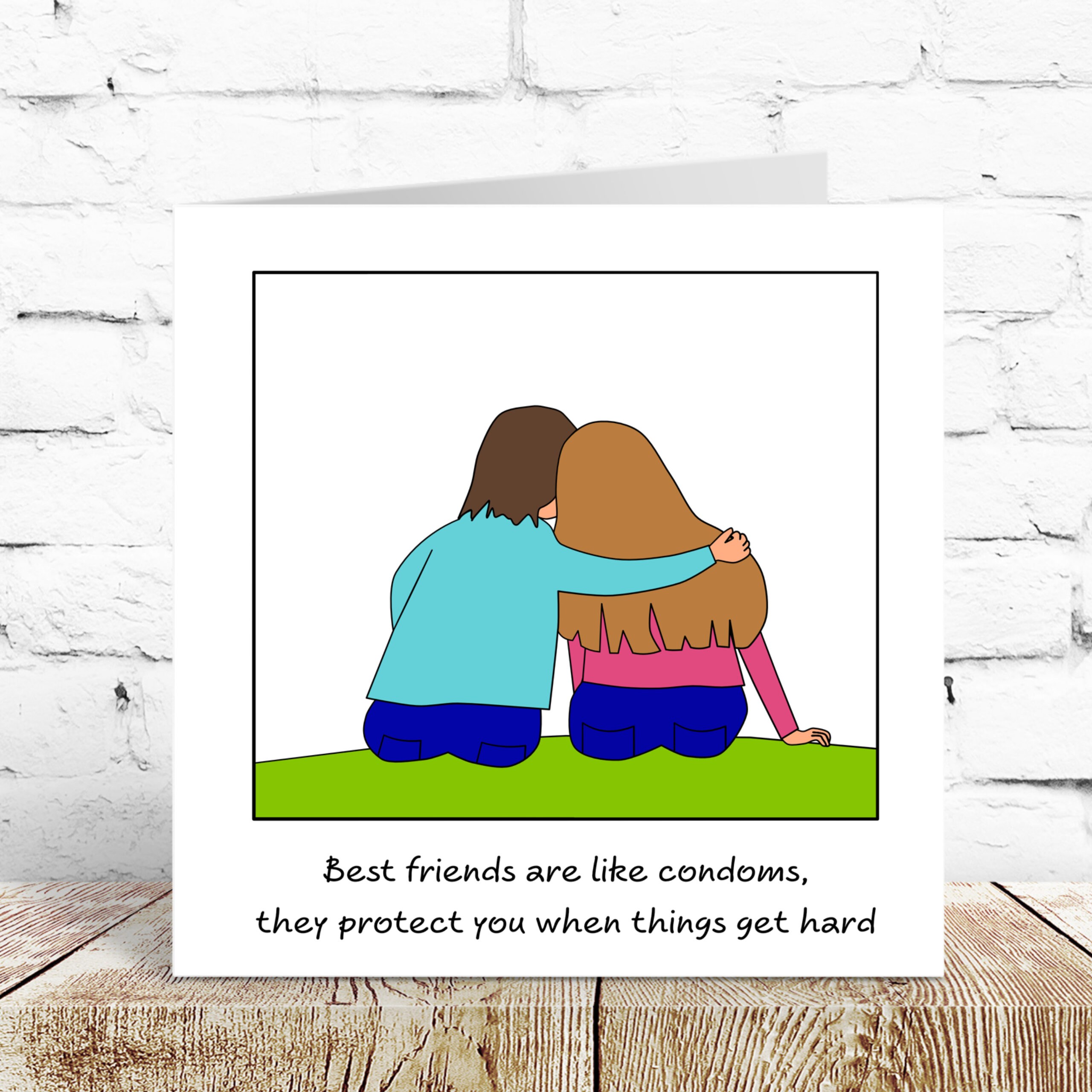 Best Friends / Friendship Birthday Card for Female Girl Friend Bestie ...