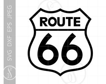 Route 66 Svg Etsy