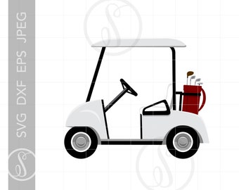 Download Golf Cart Svg File Etsy