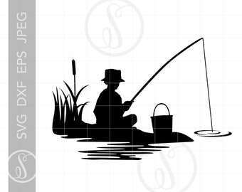 Free Free 306 Man And Boy Fishing Svg SVG PNG EPS DXF File