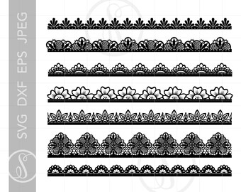 Lace Svg File Etsy