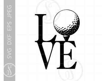 Download Love Golf Svg Etsy