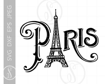 Download Eiffel Tower Svg Etsy