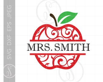 Download Split Apple Svg Etsy